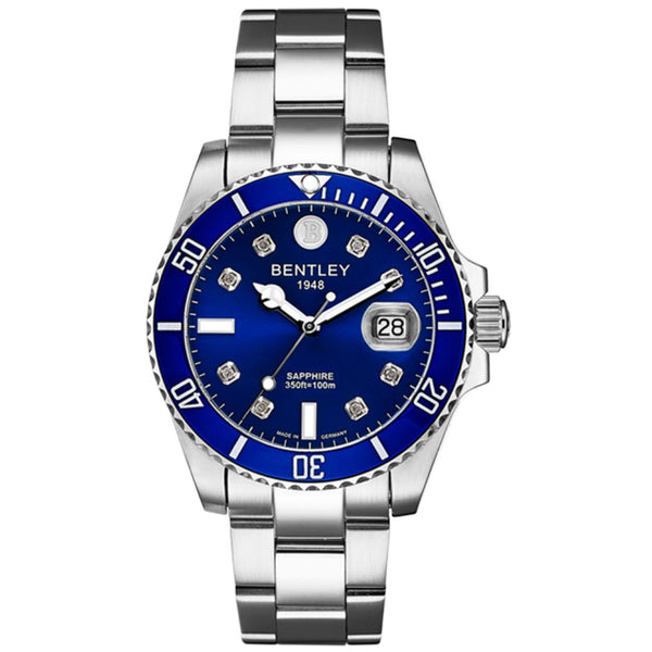 Bentley Aqua  master men's watch, blue dial